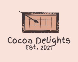 Artisan Brush Chocolate logo design