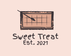 Brownies - Artisan Brush Chocolate logo design