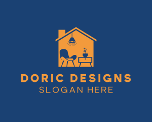 House Furniture Interior Design logo design