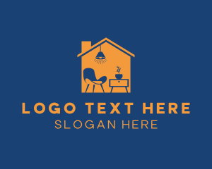 Pendant Light - House Furniture Interior Design logo design