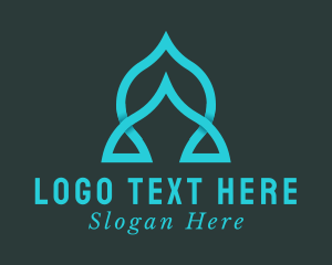 Shrine - Muslim Mosque Temple logo design