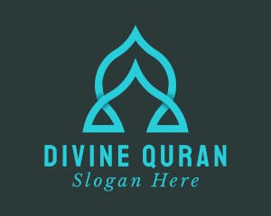 Quran - Muslim Mosque Temple logo design