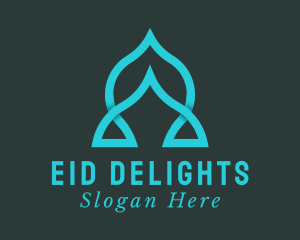 Eid - Muslim Mosque Temple logo design