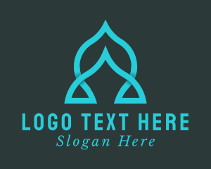 Aladdin - Muslim Mosque Temple logo design