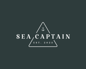 Marine Sailor Anchor logo design