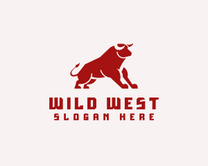 Cowboy - Cowboy Bull Ranch logo design