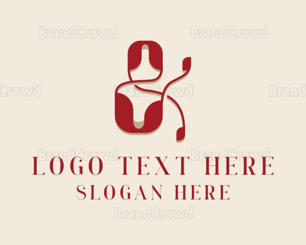 Stylish Fashion Ampersand Logo