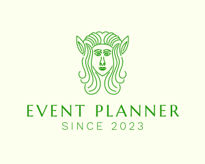 Pubg - Elf Avatar Line Art logo design