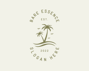 Tropical Nature Resort logo design