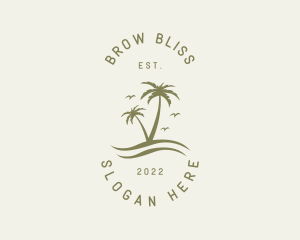 Tropical Nature Resort logo design