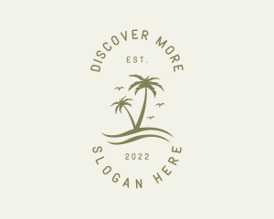 Explore - Tropical Nature Resort logo design