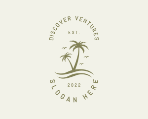 Explore - Tropical Nature Resort logo design