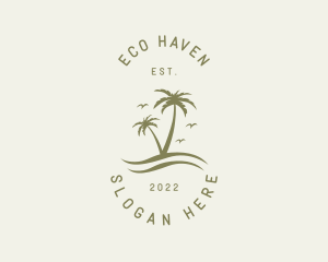 Nature - Tropical Nature Resort logo design