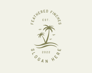 Tropical Nature Resort logo design