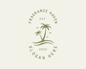 Tropical Nature Resort logo design