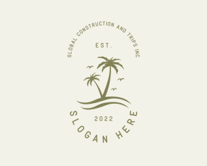 Adventure - Tropical Nature Resort logo design