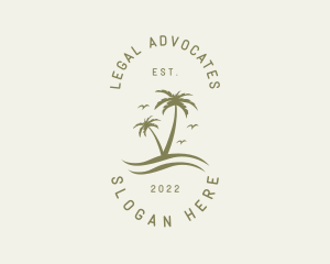 Explore - Tropical Nature Resort logo design