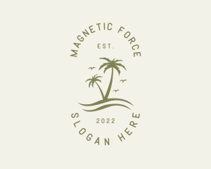 Tropical Nature Resort logo design