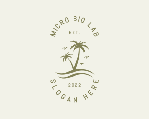 Tropical Nature Resort logo design