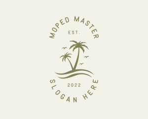 Tropical Nature Resort logo design