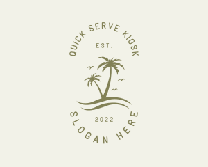 Tropical Nature Resort logo design