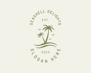 Tropical Nature Resort logo design