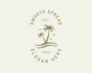 Tropical Nature Resort logo design