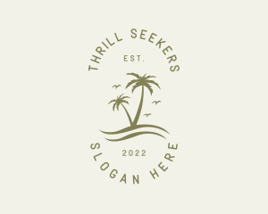 Tropical Nature Resort logo design