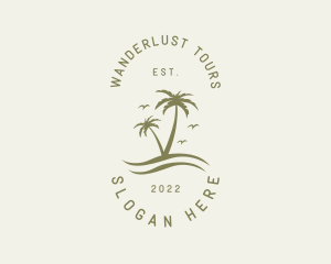 Tropical Nature Resort logo design