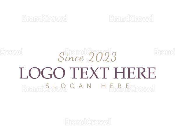 Beautiful Elegant Business Logo
