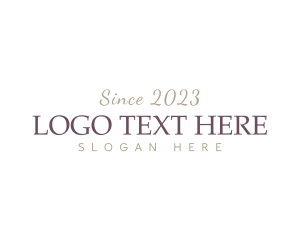 Fashion - Beautiful Elegant Business logo design