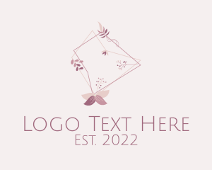 Decoration - Pink Floral Embroidery logo design