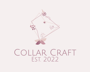 Pink Floral Embroidery  logo design