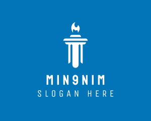 Firm - Fire Museum Column logo design