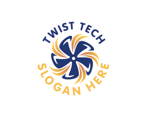 Twist - Industrial Exhaust Fan logo design