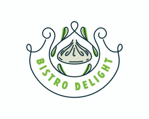 Dim Sum Food Diner logo design