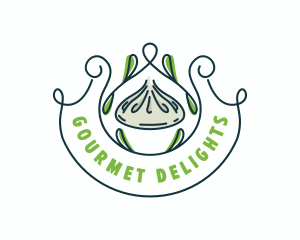 Dim Sum Food Diner logo design