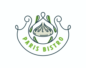 Dim Sum Food Diner logo design