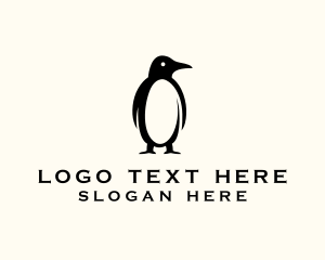 Aquarium - Wild Penguin Sanctuary logo design