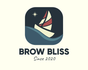 Boat Sailing App logo design