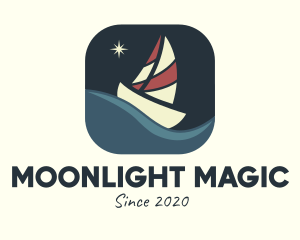 Midnight - Boat Sailing App logo design