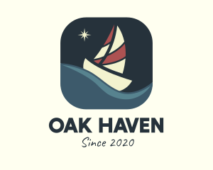 Boat Sailing App logo design