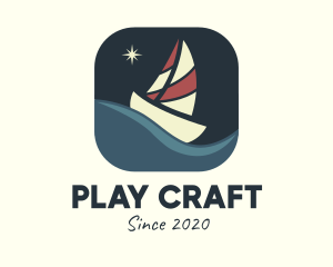 Boat Sailing App logo design