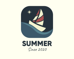 Boat Sailing App logo design