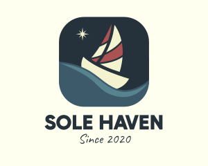 Boat Sailing App logo design