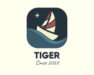 Boat Sailing App logo design