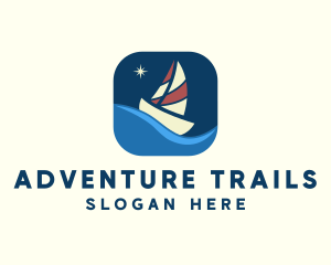 Boat Sailing App logo design