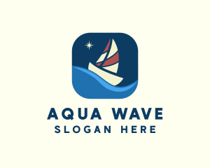 Boat Sailing App logo design