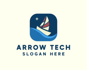 Boat Sailing App logo design