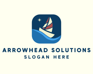 Boat Sailing App logo design